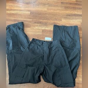 Black cargo pants